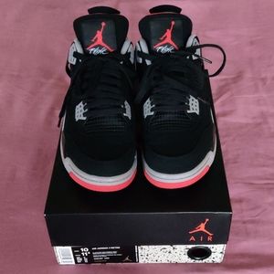 🔥Nike Air Jordan 4 retro Bred 2019🔥